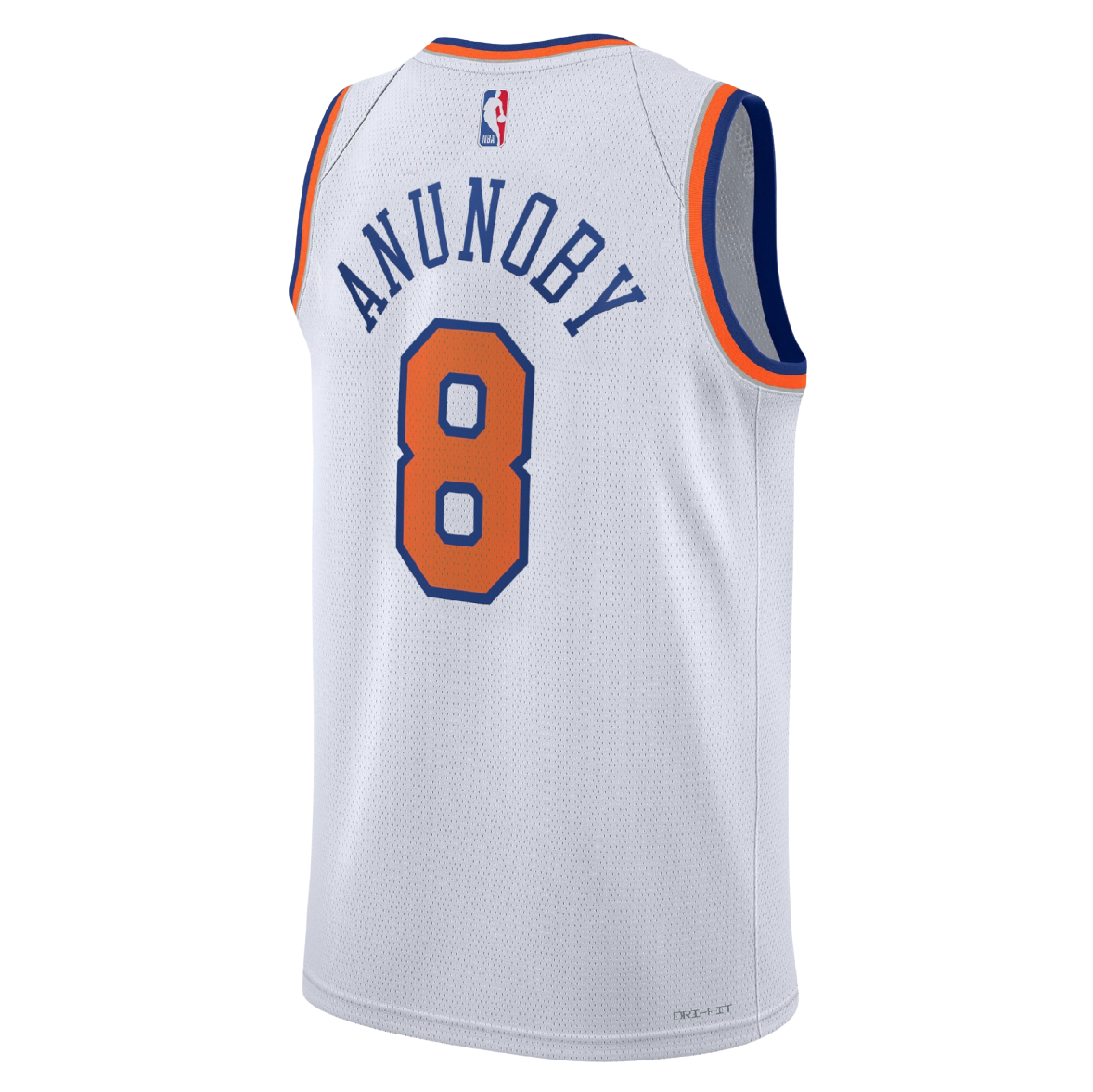 New York Knicks White Association Jersey OG Anunoby #8