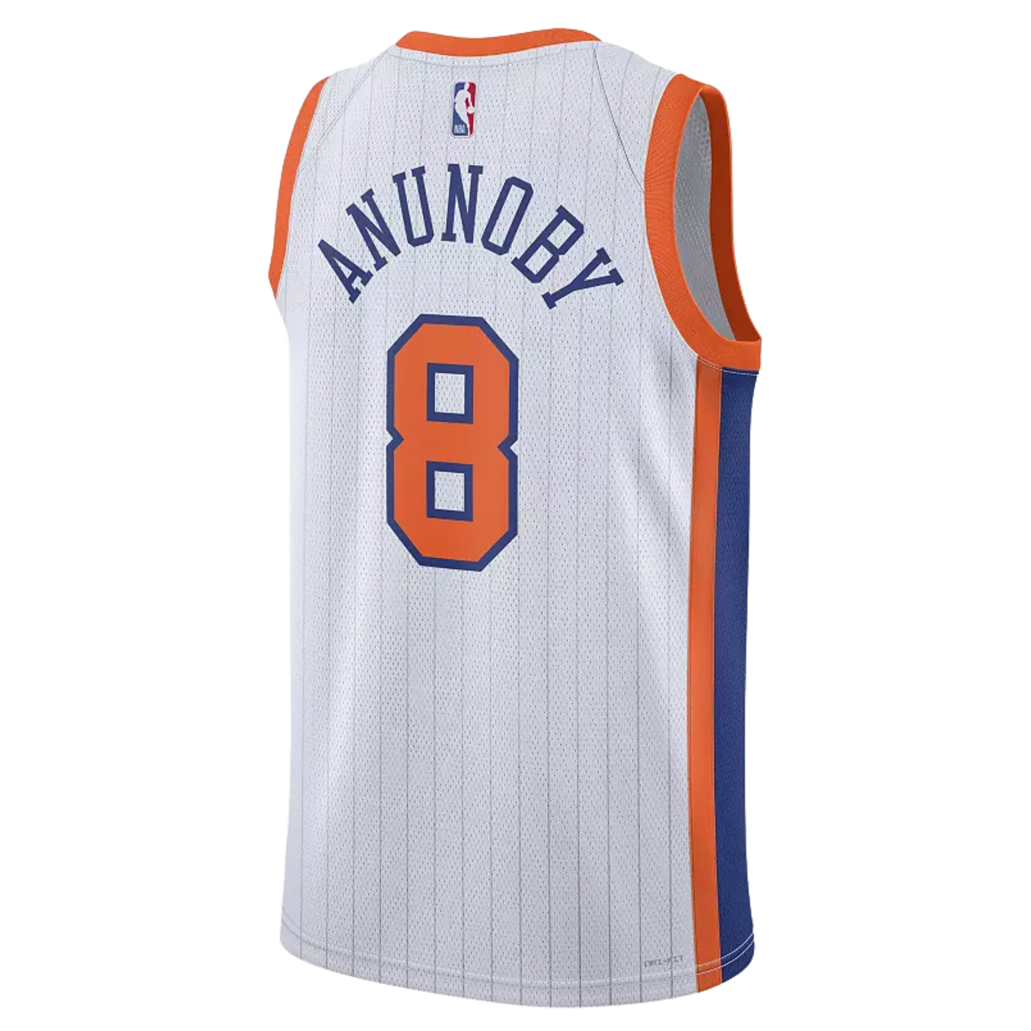 New York Knicks White 2025-2026 City Edition Jersey OG Anunoby #8