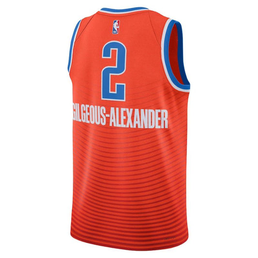 Oklahoma City Thunder Gilgeous-Alexander Jersey back