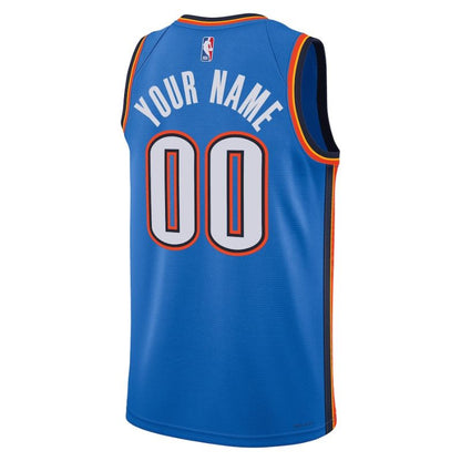 Oklahoma City Thunder 24/25 Custom Away Jersey back