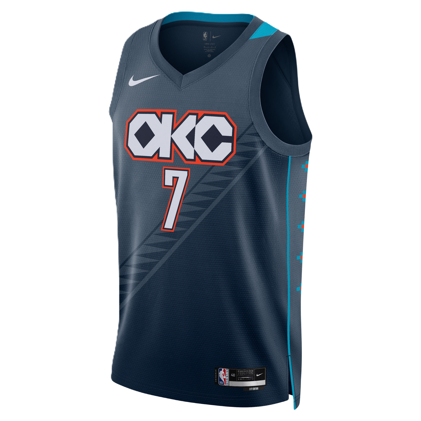 Oklahoma City Thunder Navy 2025-2026 City Edition Chet Holmgren #7