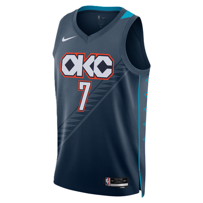 Oklahoma City Thunder Navy 2025-2026 City Edition Chet Holmgren #7