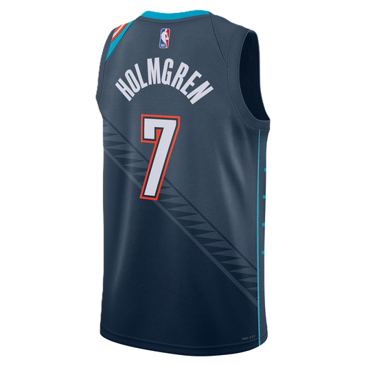 Oklahoma City Thunder Navy 2025-2026 City Edition Chet Holmgren #7