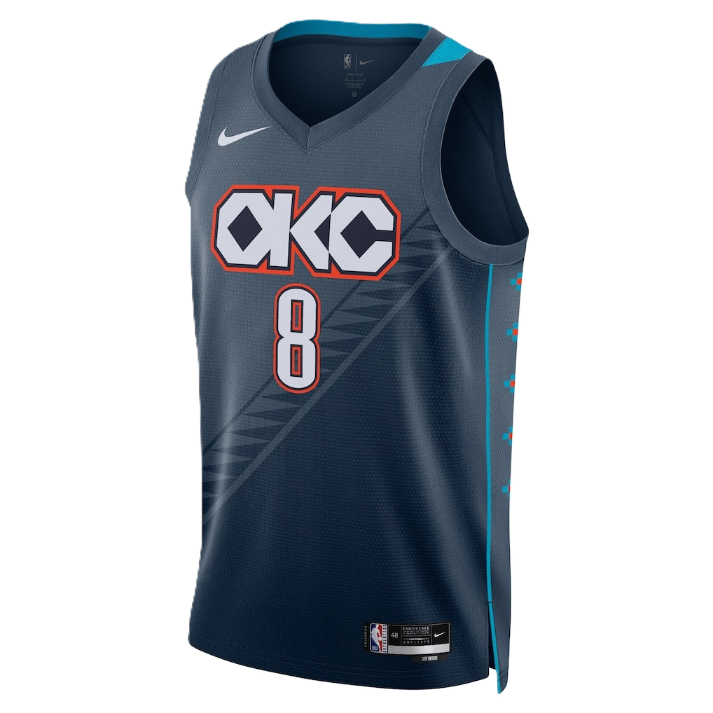 Oklahoma City Thunder Navy 2025-2026 City Edition Jalen Williams #8