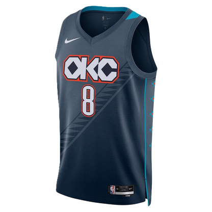 Oklahoma City Thunder Navy 2025-2026 City Edition Jalen Williams #8