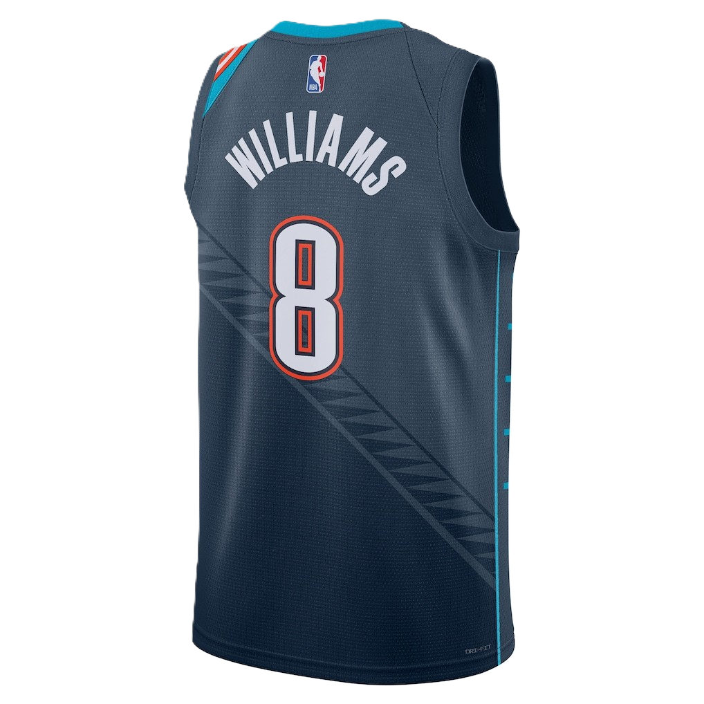 Oklahoma City Thunder Navy 2025-2026 City Edition Jalen Williams #8
