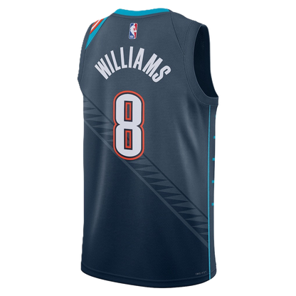 Oklahoma City Thunder Navy 2025-2026 City Edition Jalen Williams #8