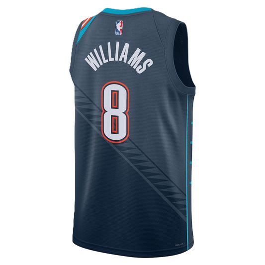 Oklahoma City Thunder Navy 2025-2026 City Edition Jalen Williams #8
