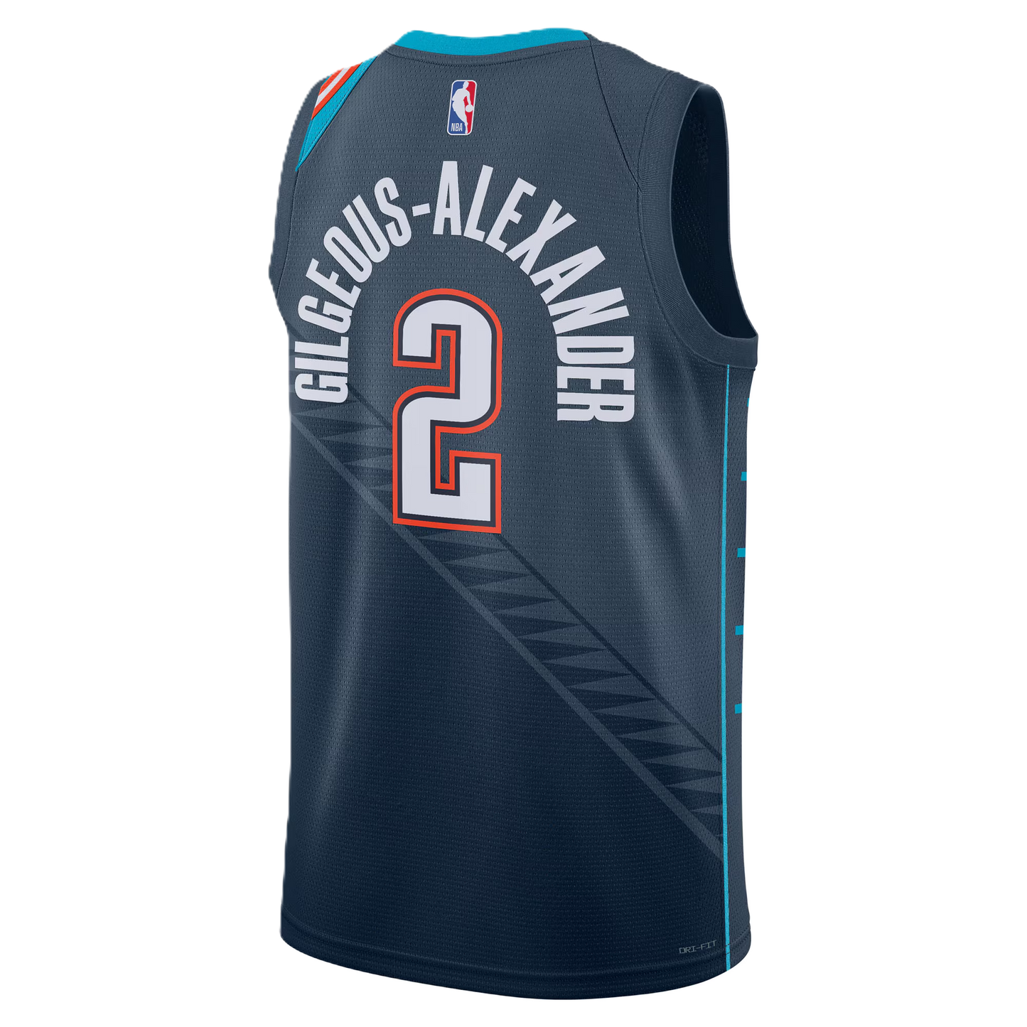 Oklahoma City Thunder Navy 2025-2026 City Edition Shai Gilgeous-Alexander #2