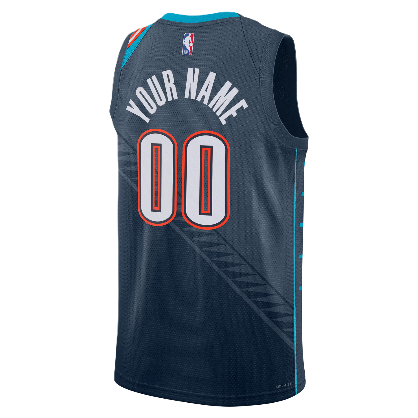 Oklahoma City Thunder Navy 2025-2026 City Edition Custom