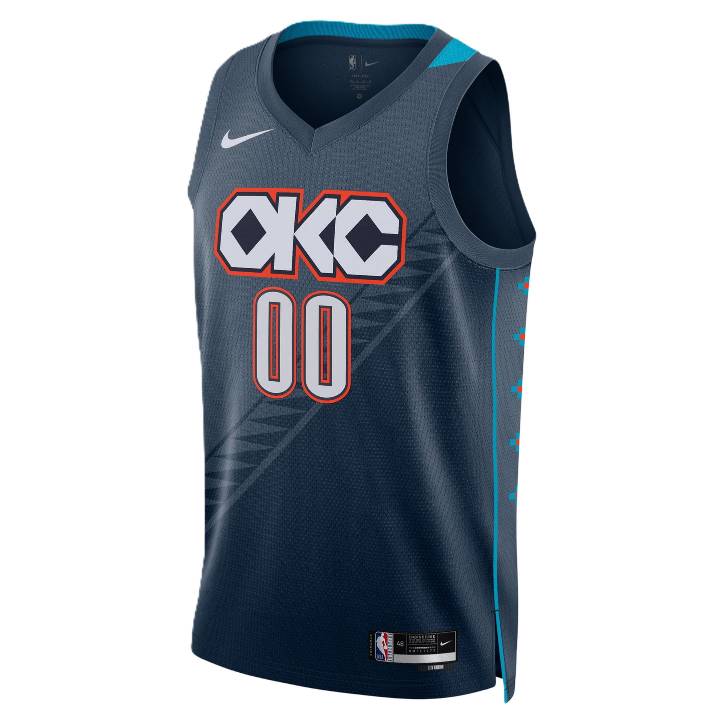 Oklahoma City Thunder Navy 2025-2026 City Edition Custom