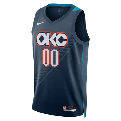 Oklahoma City Thunder Navy 2025-2026 City Edition Custom