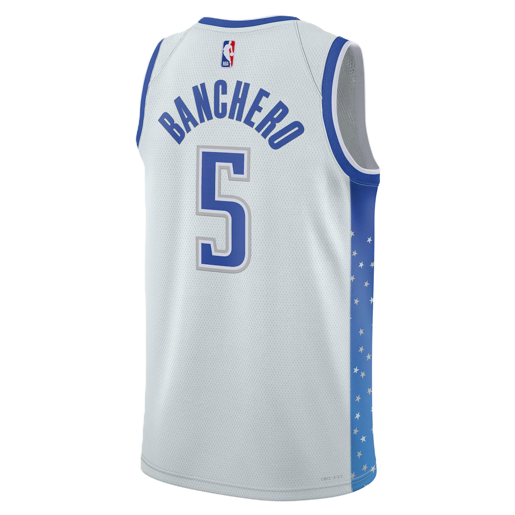 Orlando Magic White 2025-2026 City Edition Jersey Paolo Banchero #5