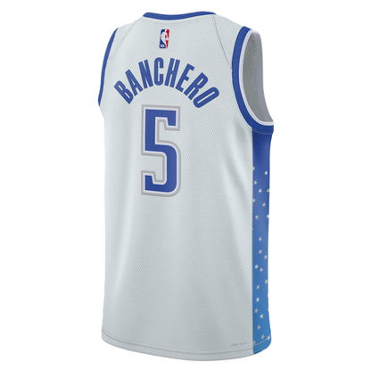 Orlando Magic White 2025-2026 City Edition Jersey Paolo Banchero #5