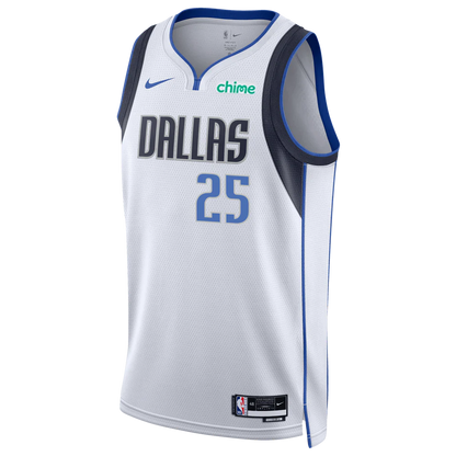 Dallas Mavericks White Association Jersey P.J. Washington #25