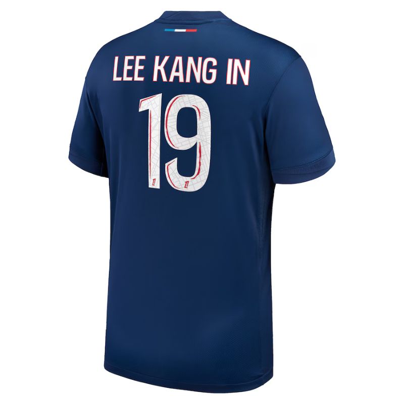 PSG 24/25 Home Jersey Lee Kang In #19 back