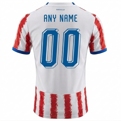Paraguay 2026 Home Jersey Custom