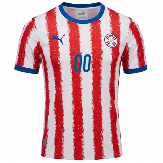 Paraguay 2026 Home Jersey Custom