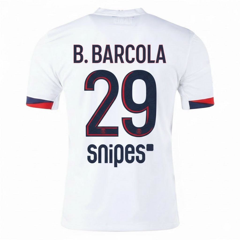 PSG 25/26 Away Jersey Bradley Barcola #29