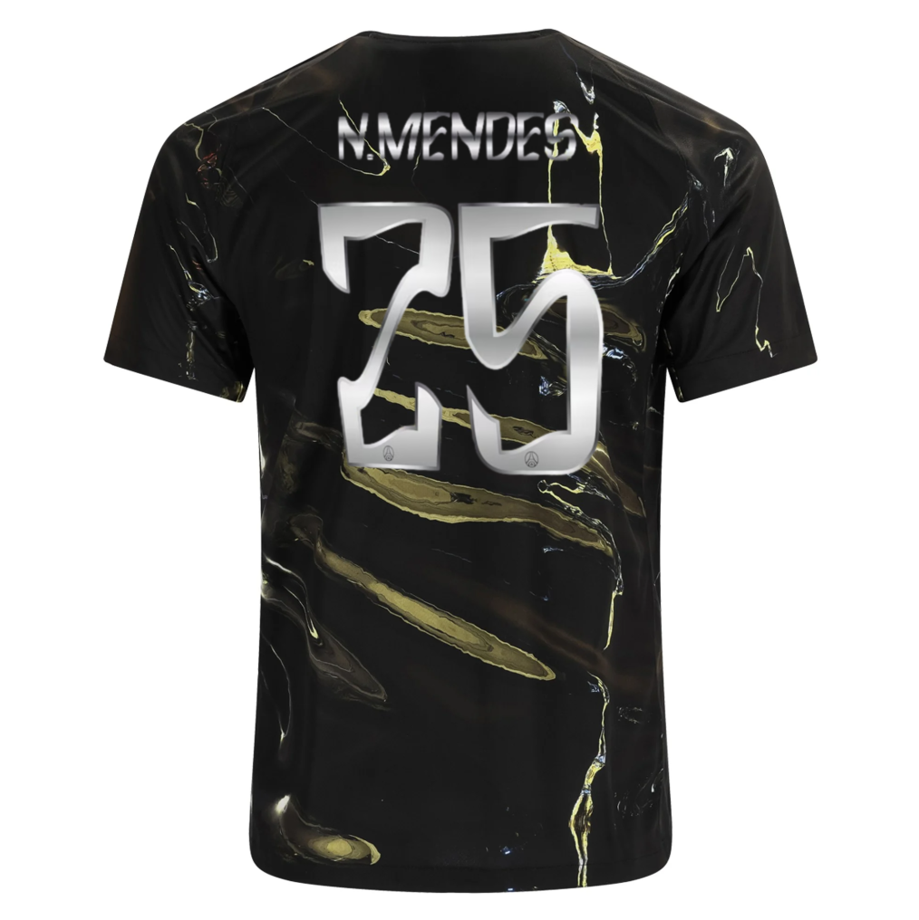 PSG 2026 Night Edition Jersey Nuno Mendes #25