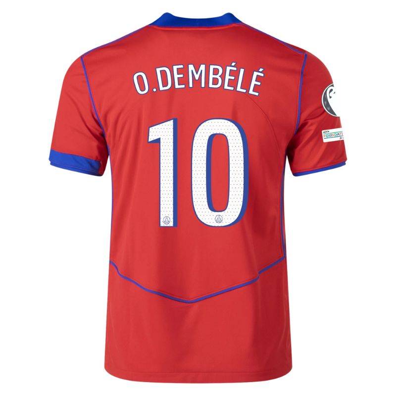 Paris Saint-Germain Third Jersey 25/26 Ousmane Dembélé #10 back