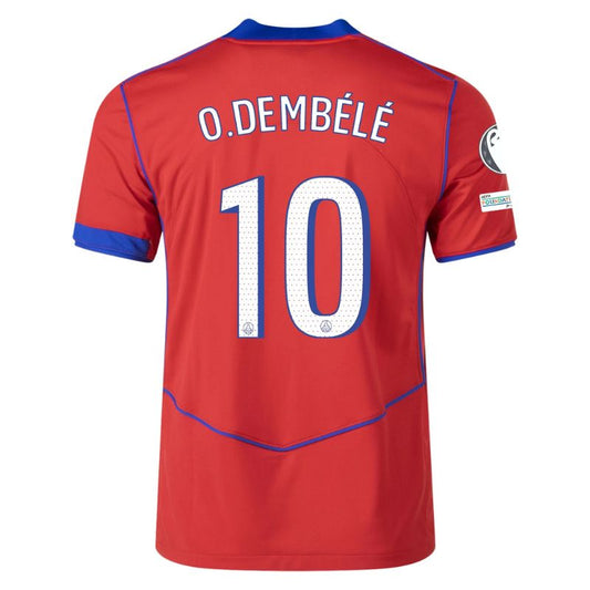 Paris Saint-Germain Third Jersey 25/26 Ousmane Dembélé #10 back
