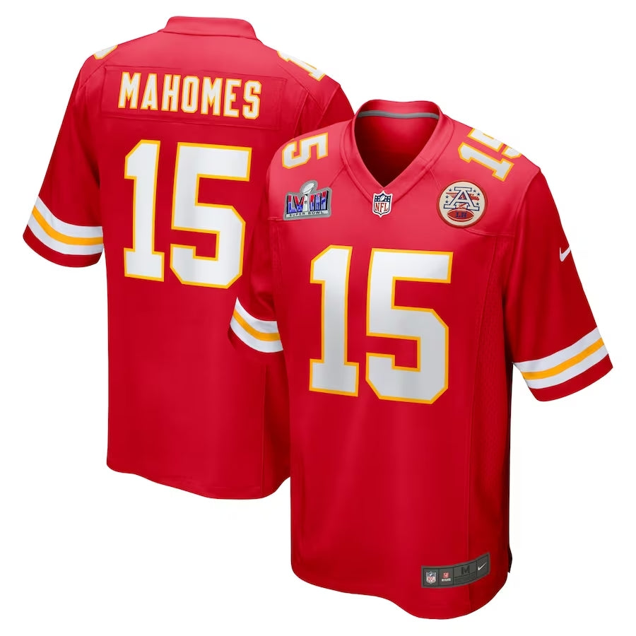 Patrick Mahomes Kansas City Chiefs Super Bowl LVIII Game Jersey