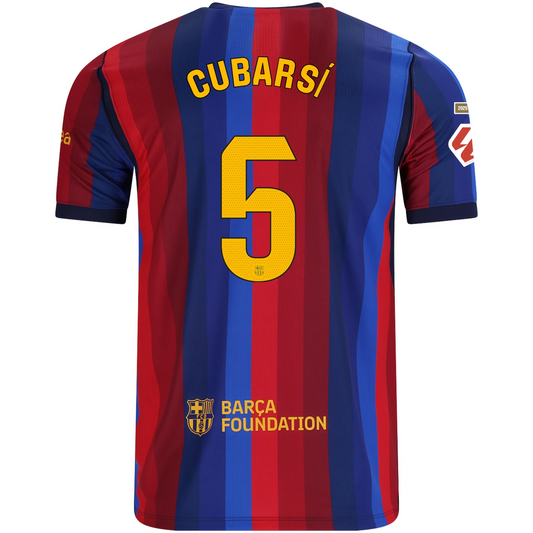 FC Barcelona 26/27 Home Jersey Pau Cubarsí #5