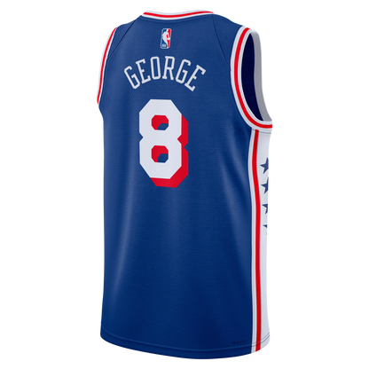 Philadelphia 76ers Blue Icon Jersey Paul George #8