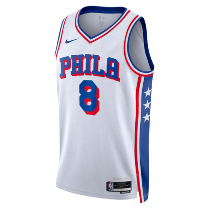 Philadelphia 76ers White Association Jersey Paul George #8