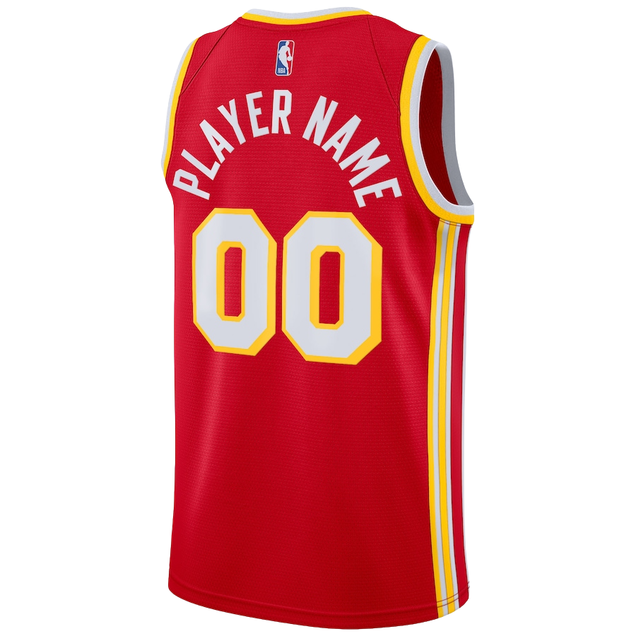 Atlanta Hawks Red Icon Jersey Custom