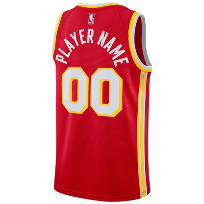 Atlanta Hawks Red Icon Jersey Custom