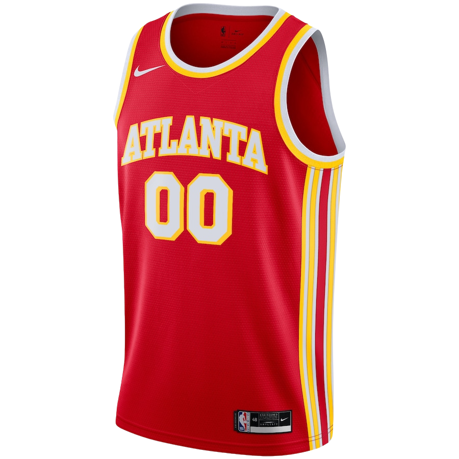 Atlanta Hawks Red Icon Jersey Custom