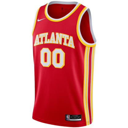 Atlanta Hawks Red Icon Jersey Custom
