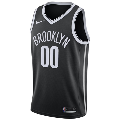 Brooklyn Nets Black Icon Jersey Custom