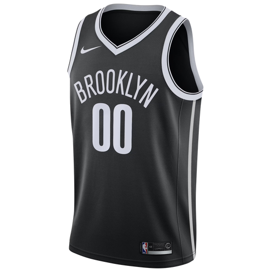 Brooklyn Nets Black Icon Jersey Custom