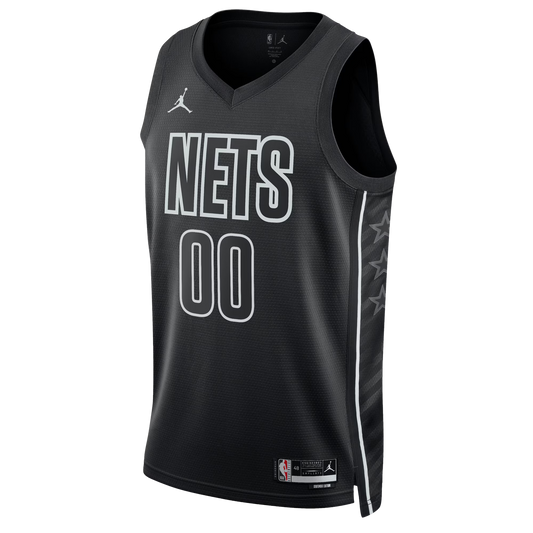 Brooklyn Nets Black Statement Jersey Custom