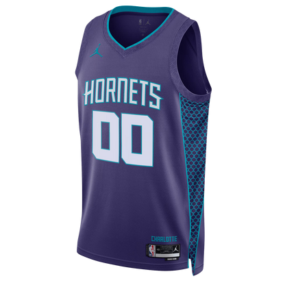 Charlotte Hornets Purple Statement Jersey Custom