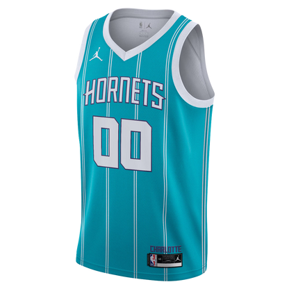 Charlotte Hornets Teal Icon Jersey Custom