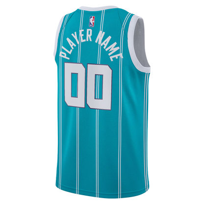 Charlotte Hornets Teal Icon Jersey Custom