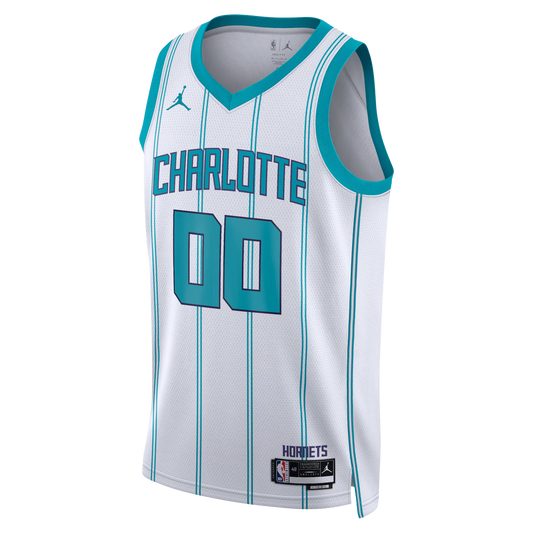 Charlotte Hornets White Association Jersey Custom