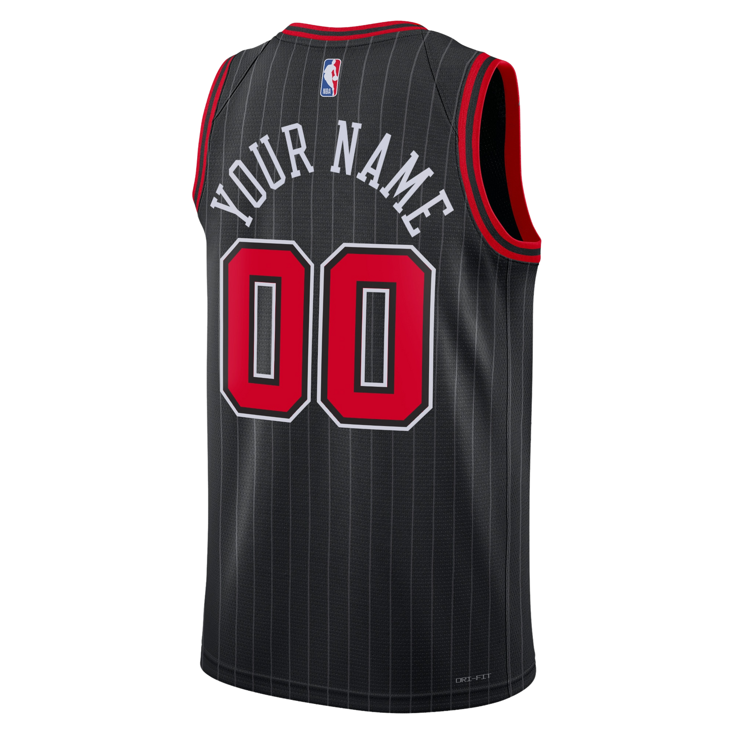 Chicago Bulls Black Statement Jersey Custom