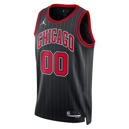 Chicago Bulls Black Statement Jersey Custom