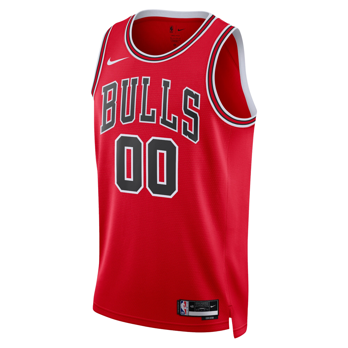 Chicago Bulls Red Icon Jersey Custom