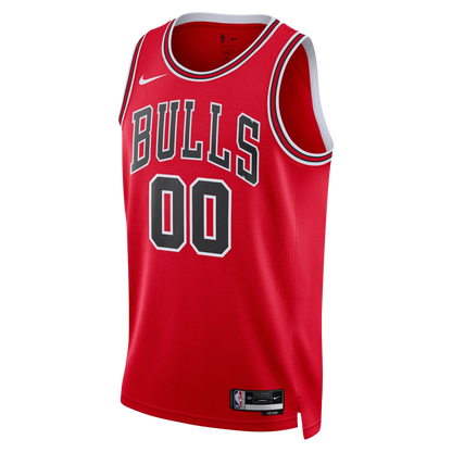 Chicago Bulls Red Icon Jersey Custom