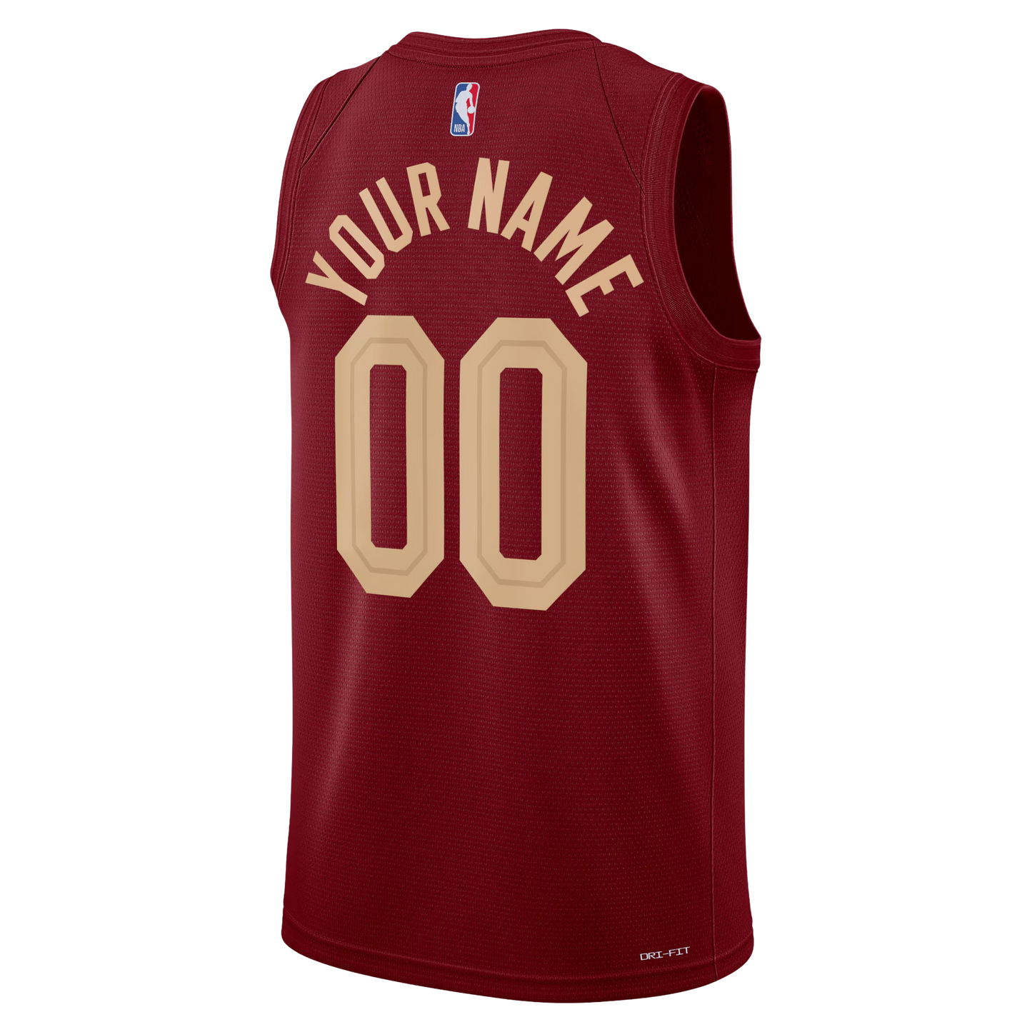 Cleveland Cavaliers Burgundy Icon Jersey Custom