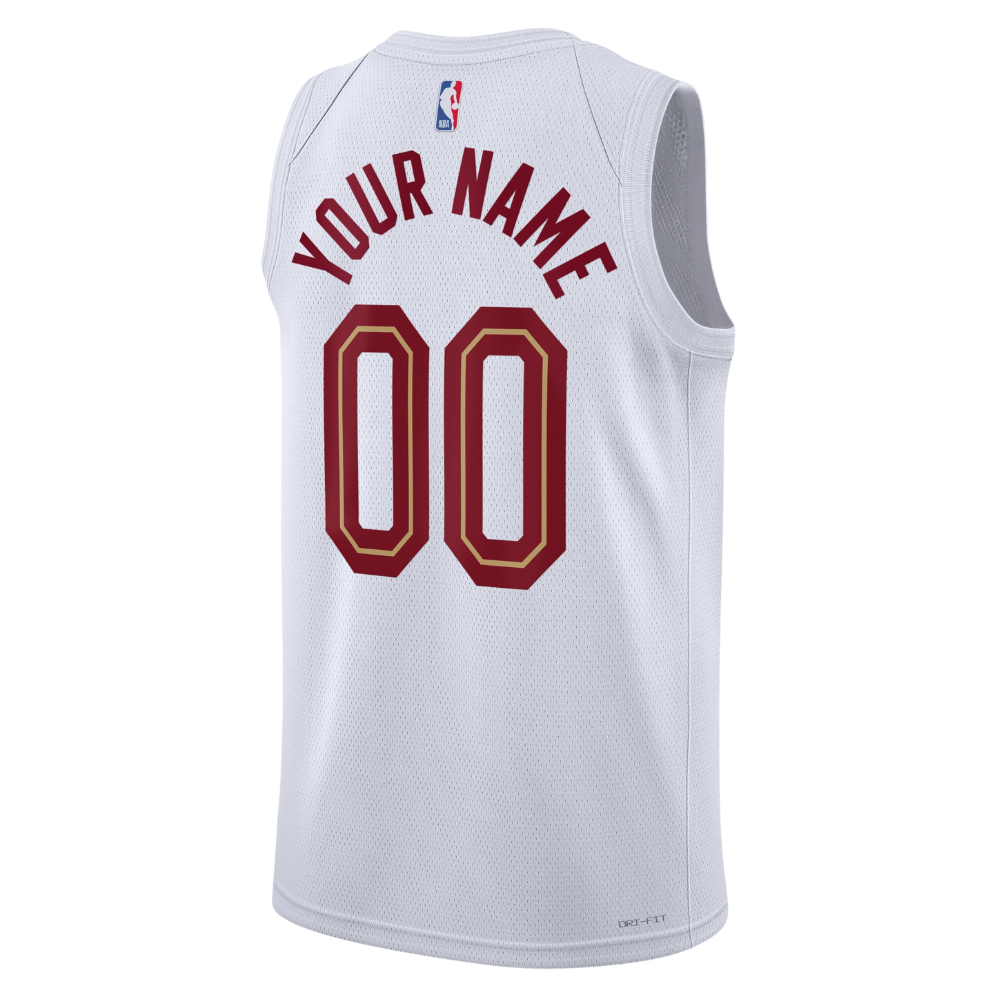 Cleveland Cavaliers White Association Jersey Custom