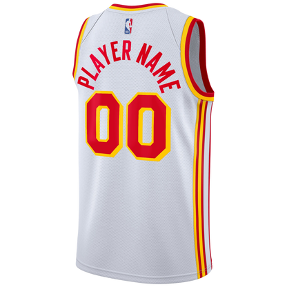 Atlanta Hawks White Association Jersey Custom