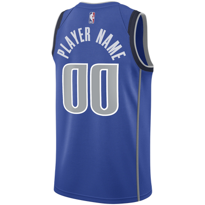 Dallas Mavericks Blue Icon Jersey Custom
