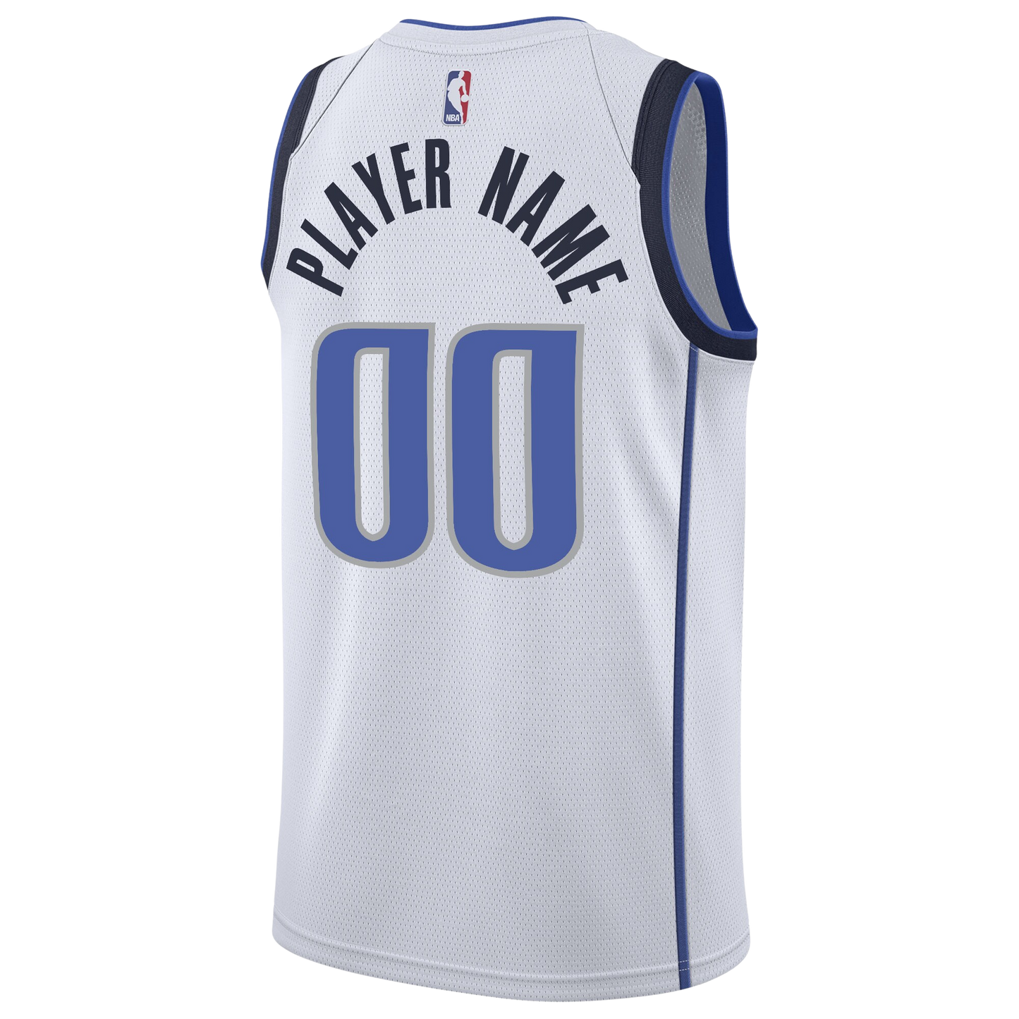 Dallas Mavericks White Association Jersey Custom